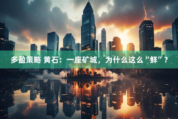 多盈策略 黄石：一座矿城，为什么这么“鲜”？